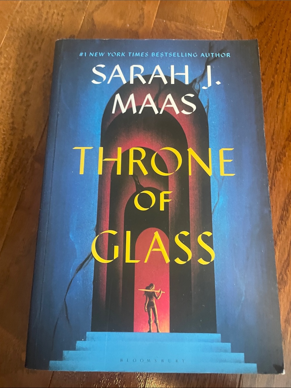 Sarah J. Maas Throne of Glass - Blue & Yellow Cover